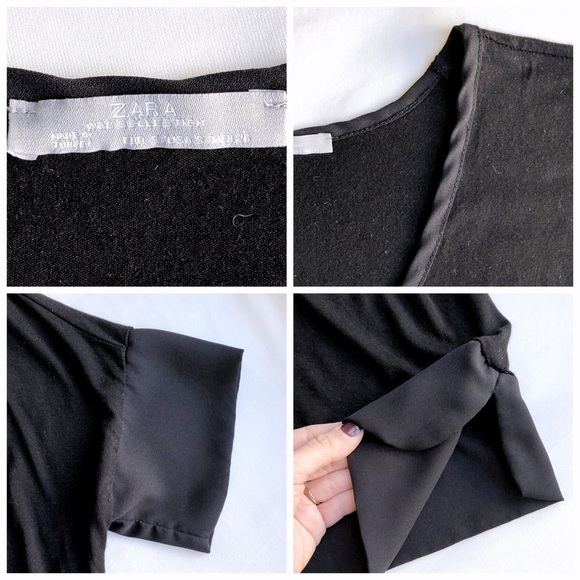 Zara Combined Hem Top - Picture 8 of 8